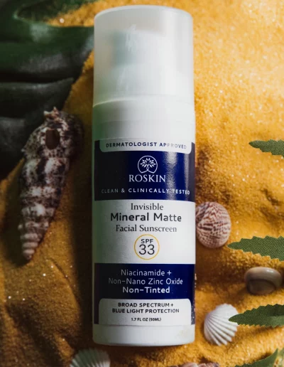spf 33 matte mineral sunscreen for face
